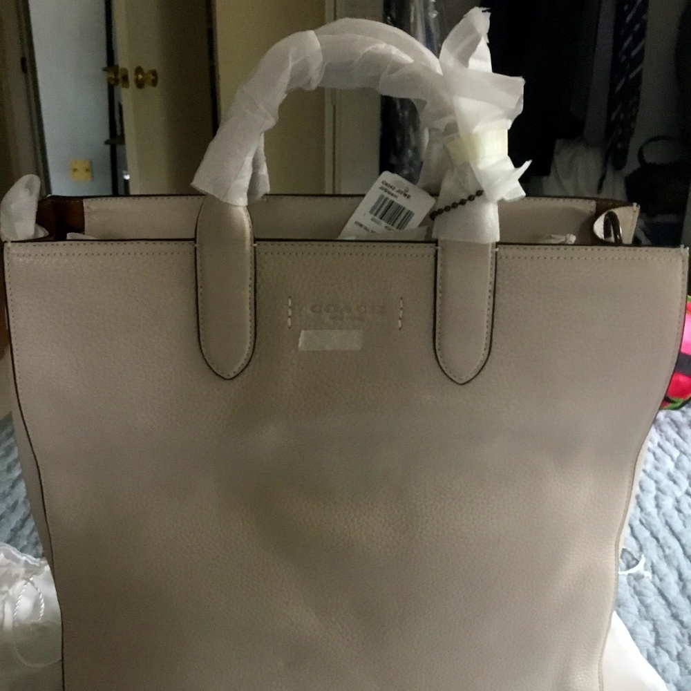 Coach large tote bag. Approx. 20” tall